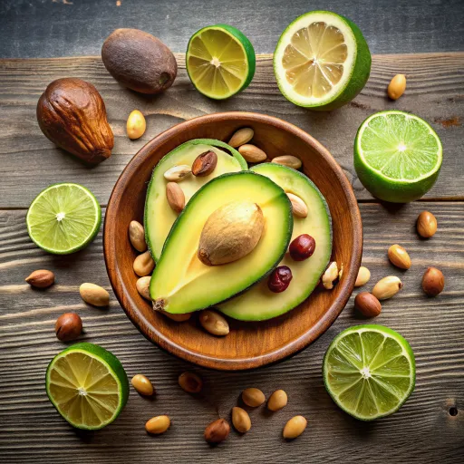 Salad Alpukat dan Kacang-kacangan Segar